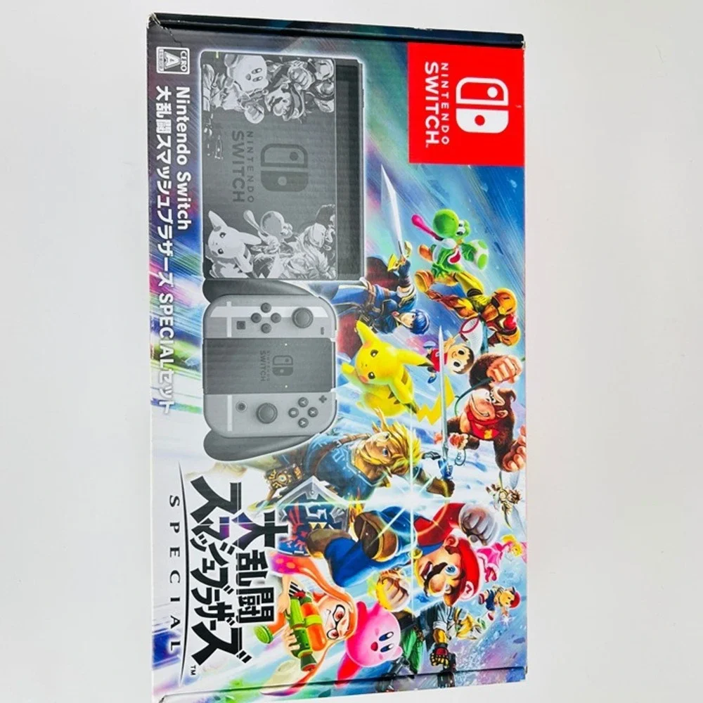 Nintendo Switch Super Smash Bros Ultimate Edition Japanese Console OPEN BOX